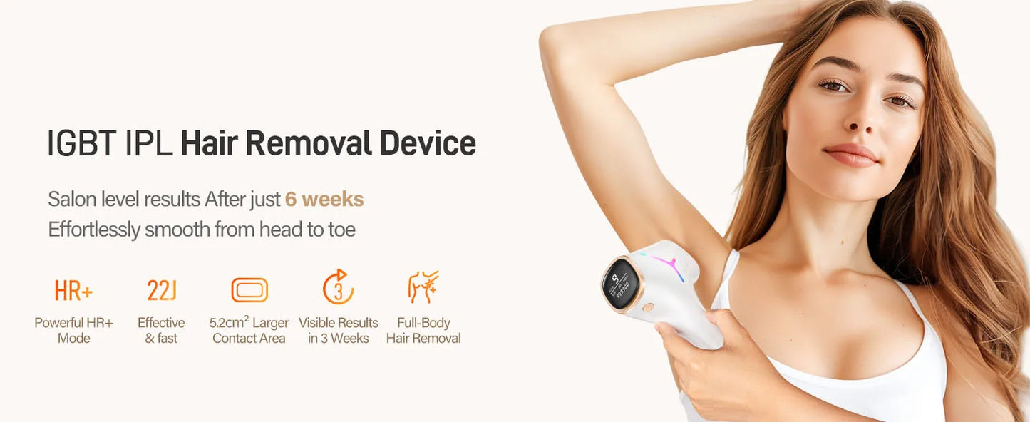 SilkSkin Pro IPL Laser Hair Removal Device